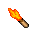 lit torch