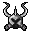 Sprite de a horned helmet